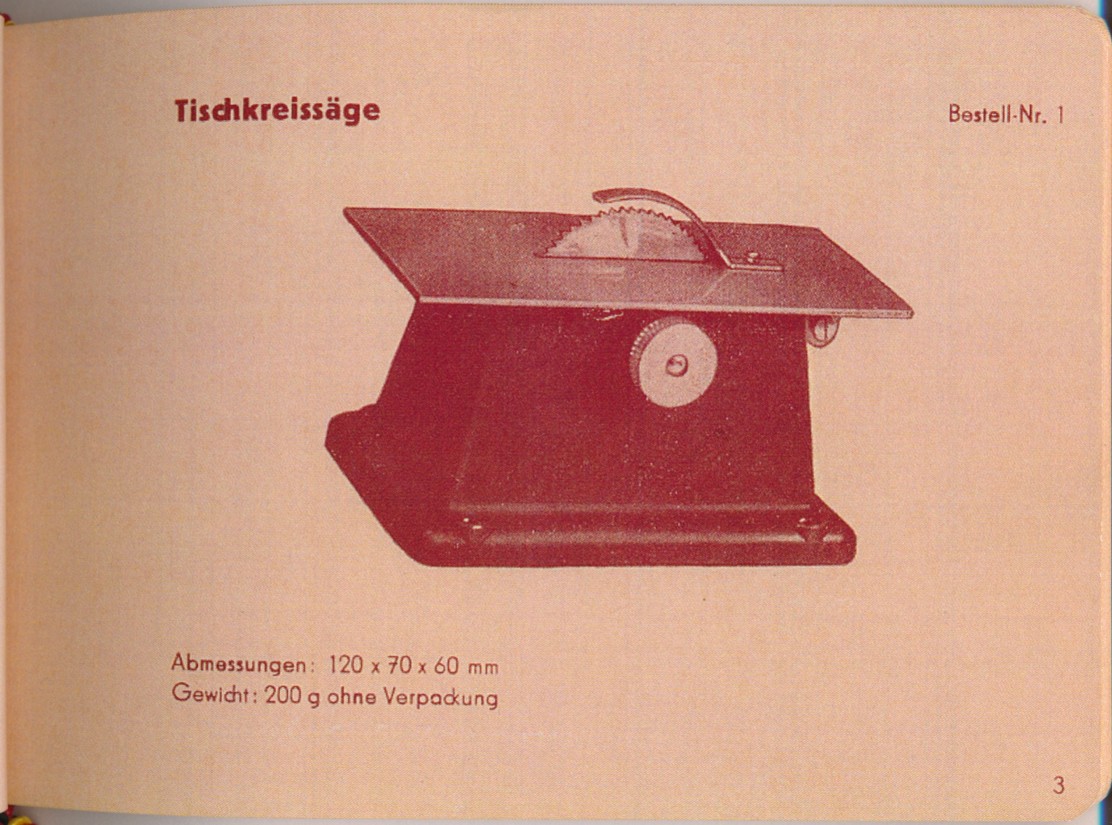 Katalog Oesterwitz Kreissäge 