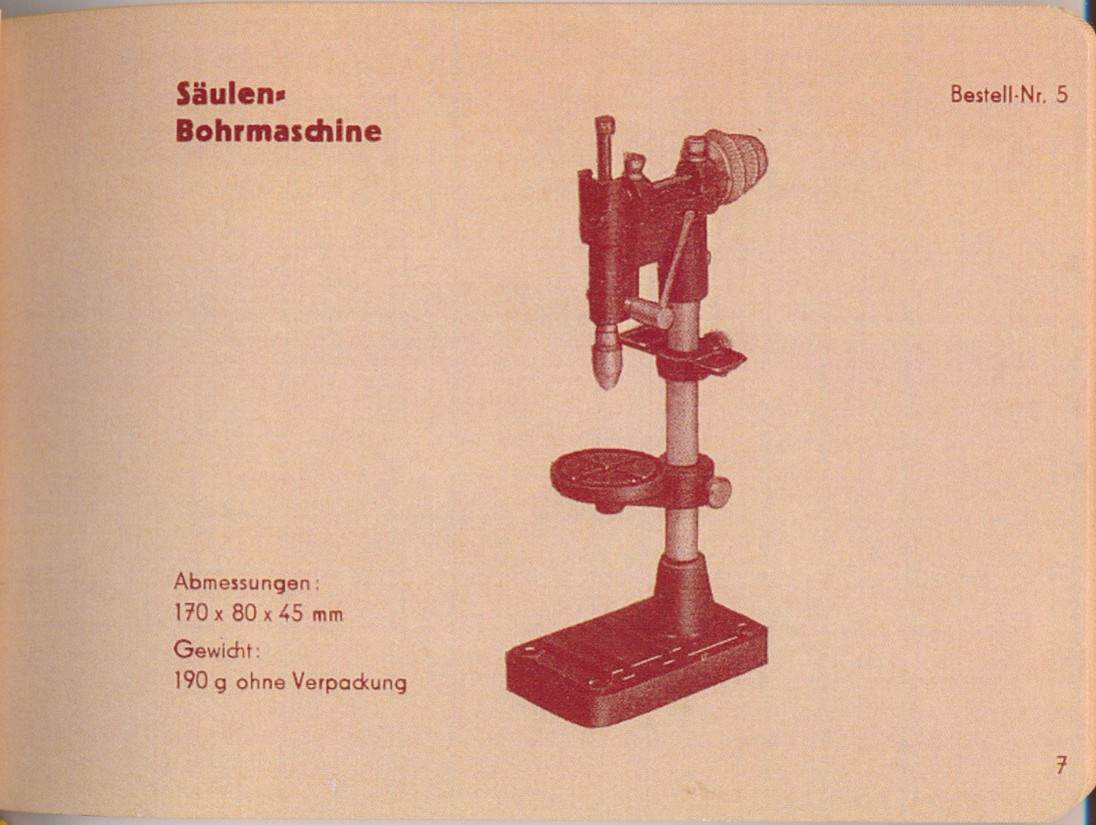Katalog Oesterwitz Säulenbohrmaschine