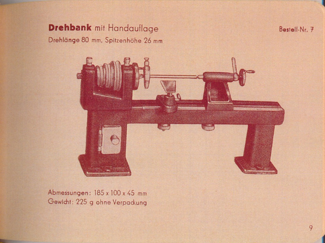 Katalog Oesterwitz Drechselbank